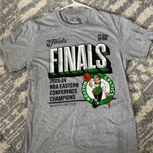 Fanatics Gray Boston Celtics Finals Tee